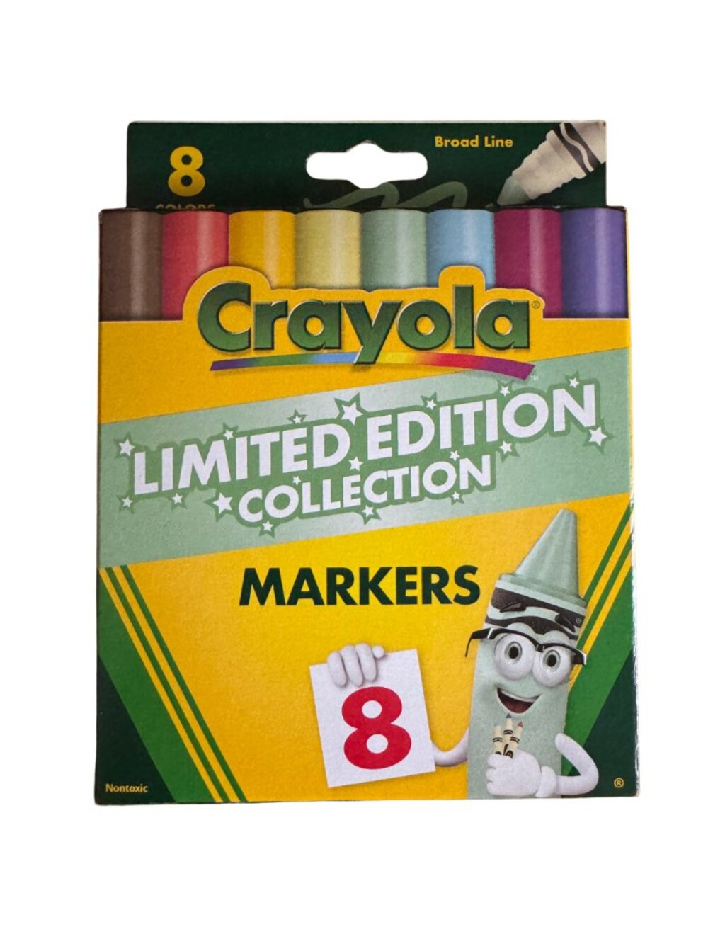Crayola Retired Crayon Colors Limited Edition 8 Broad Line Markers NEW - Picture 3 of 4